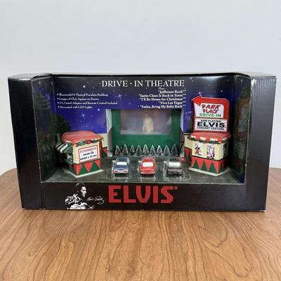 LOT 48B: NIP Elvis Presley Santa's Best Drive-In Theatre Collectible