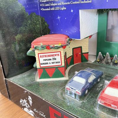 LOT 48B: NIP Elvis Presley Santa's Best Drive-In Theatre Collectible