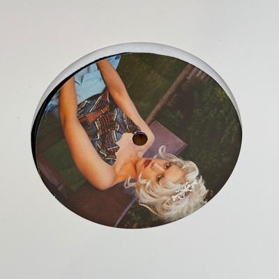 LOT 49B: Vinyl Record Collection w/ Metal Magazine Rack - Mariah Carey, Britney Spears, Gwen Stefani, Beyonce & More