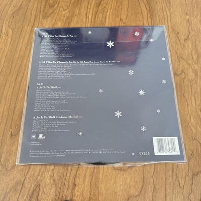 LOT 49B: Vinyl Record Collection w/ Metal Magazine Rack - Mariah Carey, Britney Spears, Gwen Stefani, Beyonce & More