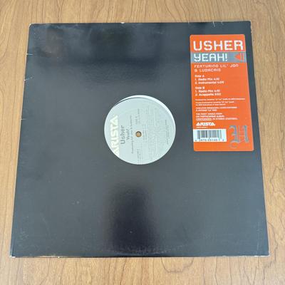 LOT 49B: Vinyl Record Collection w/ Metal Magazine Rack - Mariah Carey, Britney Spears, Gwen Stefani, Beyonce & More