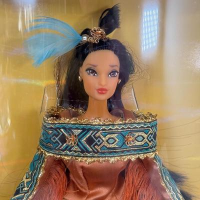 LOT 53B: 1997 Disney Store Princess Dolls NRFB - Pocahontas, Belle, Snow White