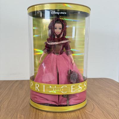 LOT 53B: 1997 Disney Store Princess Dolls NRFB - Pocahontas, Belle, Snow White