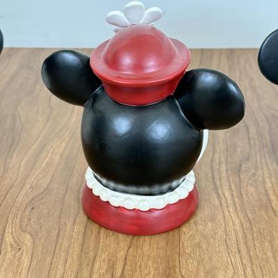 LOT 55B: Disney Music Boxes - Vintage Mickey on Film Reels w/ Top Hat, 2 Enesco Minnie "Let Me Call You Sweetheart" &...