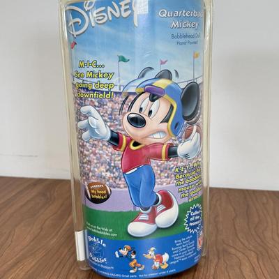 LOT 56B: Bobble Dobbles Disney NFL Philadelphia Eagles Football Bobbleheads Complete Set NRFB - Mickey, Donald, Goofy