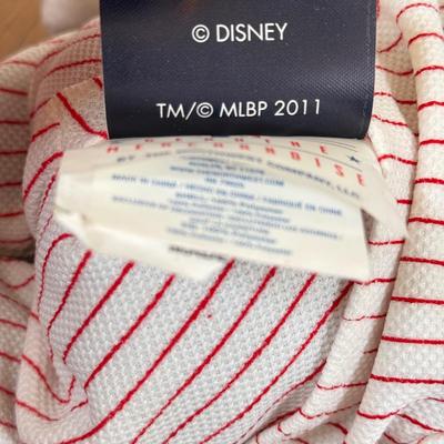 LOT 58B: Disney MLB Philadelphia Phillies Collectibles - Mickey Plush & Bobble Dobbles Mickey Bobblehead