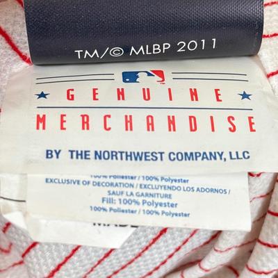 LOT 58B: Disney MLB Philadelphia Phillies Collectibles - Mickey Plush & Bobble Dobbles Mickey Bobblehead