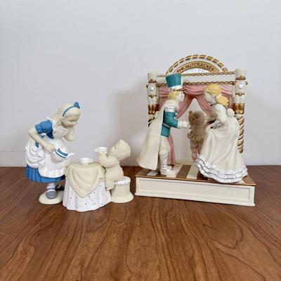 LOT 59B: Department 56 Snowbabies Guest Collection - The Nutcracker "Dance of the Sugar Plum Fairy" & Alice in Wonderland...