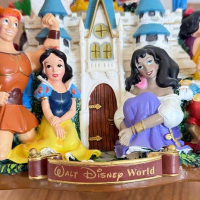 LOT 61B: Disney Parks "A Dream is a Wish Your Heart Makes" Lighted Musical Character Double Snowglobe