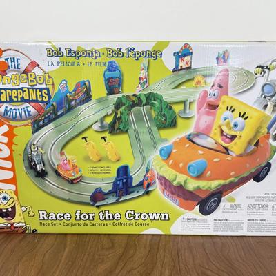 LOT 62A: Mattel Nickelodeon Spongebob Squarepants Movie Race for the Crown Playset NRFB