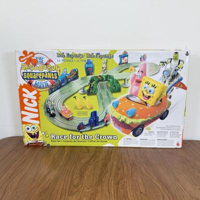 LOT 62A: Mattel Nickelodeon Spongebob Squarepants Movie Race for the Crown Playset NRFB