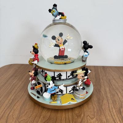 LOT 64B: Disney Parks Musical Snowglobes - "Mickey Mouse Club March" & "Minnie's Yoo Hoo"