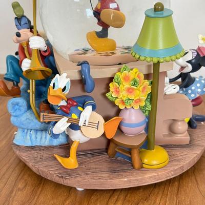 LOT 64B: Disney Parks Musical Snowglobes - "Mickey Mouse Club March" & "Minnie's Yoo Hoo"