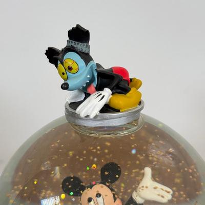 LOT 64B: Disney Parks Musical Snowglobes - "Mickey Mouse Club March" & "Minnie's Yoo Hoo"