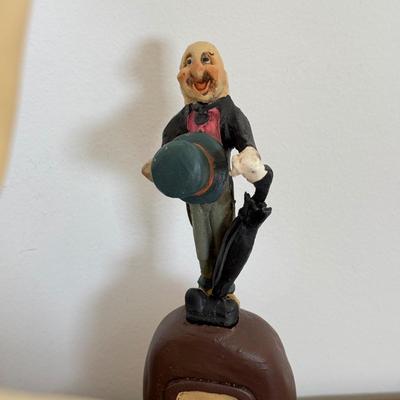 LOT 65B: 15” 1998 Disney Pinocchio w/ Jiminy Cricket Fiberglass Statue