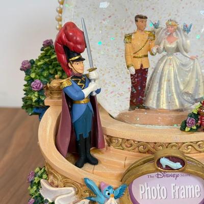 LOT 67B: Disney Cinderella & Prince Charming Musical Snowglobes - "So This is Love"