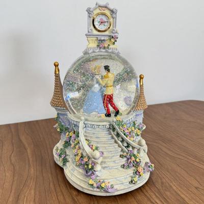 LOT 67B: Disney Cinderella & Prince Charming Musical Snowglobes - "So This is Love"