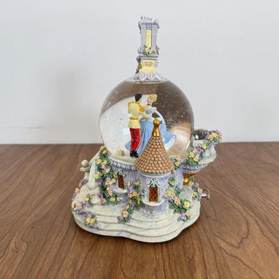 LOT 67B: Disney Cinderella & Prince Charming Musical Snowglobes - "So This is Love"
