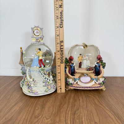 LOT 67B: Disney Cinderella & Prince Charming Musical Snowglobes - "So This is Love"