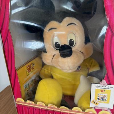 LOT 73B: Disney World of Wonders Talking Mickey Mouse Show Mickey Doll in Box
