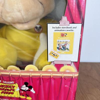 LOT 73B: Disney World of Wonders Talking Mickey Mouse Show Mickey Doll in Box