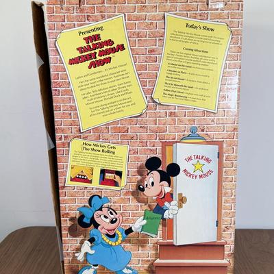 LOT 73B: Disney World of Wonders Talking Mickey Mouse Show Mickey Doll in Box