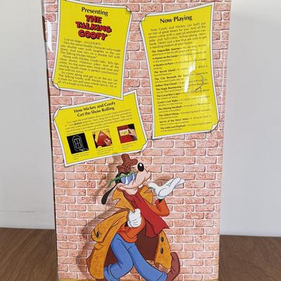 LOT 74B: Disney World of Wonders Talking Mickey Mouse Show Goofy Doll in Box