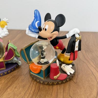 LOT 75B: Disney Snowglobes - Enesco "In the Good Old Summertime, California Adventure "California Here I Come" &...