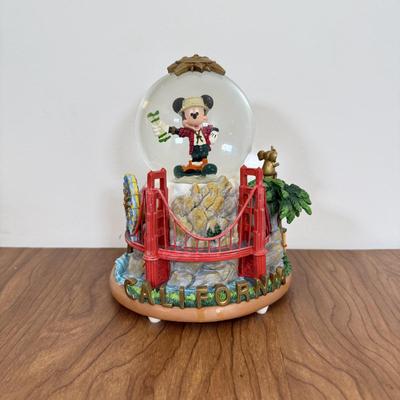 LOT 75B: Disney Snowglobes - Enesco "In the Good Old Summertime, California Adventure "California Here I Come" &...