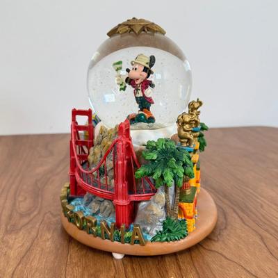 LOT 75B: Disney Snowglobes - Enesco "In the Good Old Summertime, California Adventure "California Here I Come" &...
