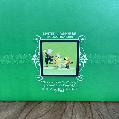 LOT 78B: 2006 Department 56 Snowbabies Pinocchio "Dance and Be Happy" 56.69811 NIB
