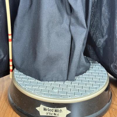 LOT 80B: 2001 Gemmy Wizard of Oz Collectible Animated Figures w/ Boxes - Wicked Witch of the West & Scarecrow