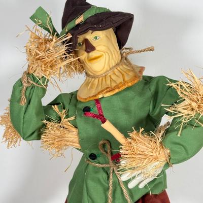 LOT 80B: 2001 Gemmy Wizard of Oz Collectible Animated Figures w/ Boxes - Wicked Witch of the West & Scarecrow