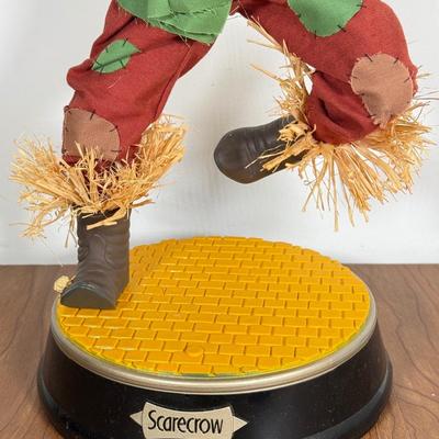 LOT 80B: 2001 Gemmy Wizard of Oz Collectible Animated Figures w/ Boxes - Wicked Witch of the West & Scarecrow