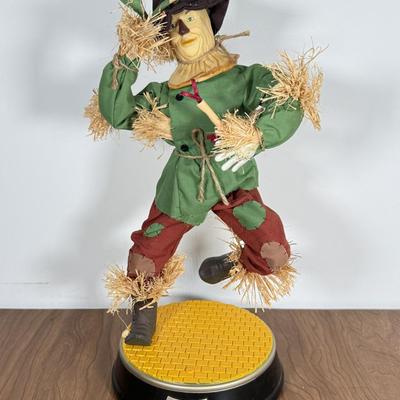 LOT 80B: 2001 Gemmy Wizard of Oz Collectible Animated Figures w/ Boxes - Wicked Witch of the West & Scarecrow