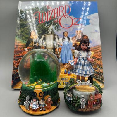 LOT 87B: The Wizard Of Oz Madam Alexander Snow Globes & More