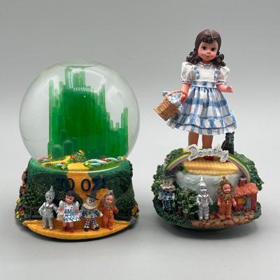 LOT 87B: The Wizard Of Oz Madam Alexander Snow Globes & More