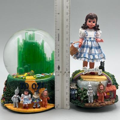 LOT 87B: The Wizard Of Oz Madam Alexander Snow Globes & More