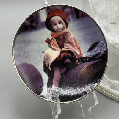 LOT 92B: Vintage Enesco Figurines, Cake Topper & More