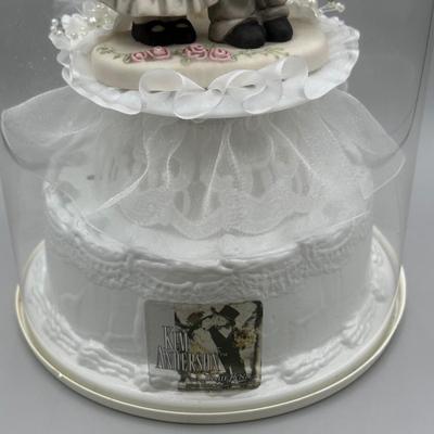 LOT 92B: Vintage Enesco Figurines, Cake Topper & More