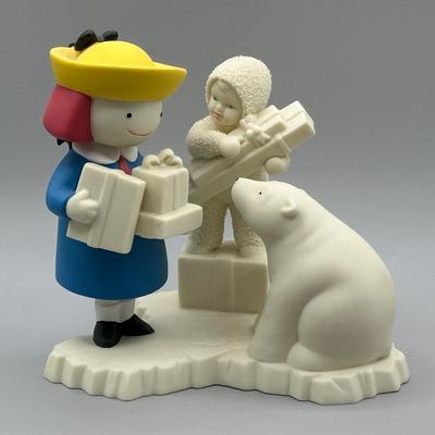 LOT 95B: Vintage Department 56 Eloise, Madeline, Curious George & Raggedy Anne SnowBabies