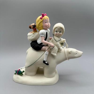 LOT 95B: Vintage Department 56 Eloise, Madeline, Curious George & Raggedy Anne SnowBabies