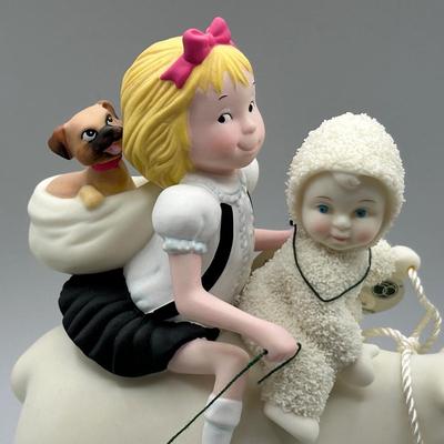 LOT 95B: Vintage Department 56 Eloise, Madeline, Curious George & Raggedy Anne SnowBabies
