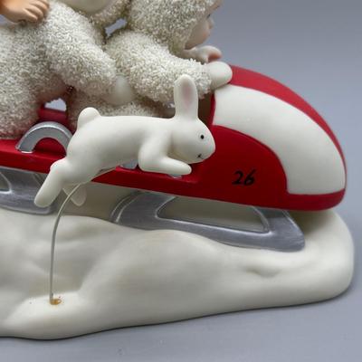 LOT 95B: Vintage Department 56 Eloise, Madeline, Curious George & Raggedy Anne SnowBabies