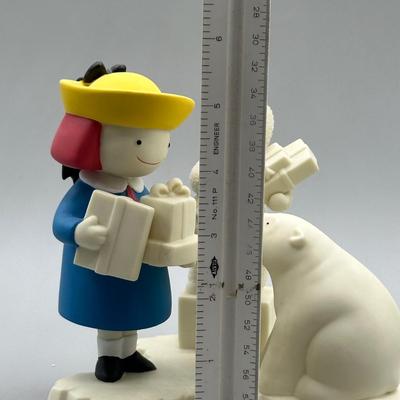 LOT 95B: Vintage Department 56 Eloise, Madeline, Curious George & Raggedy Anne SnowBabies