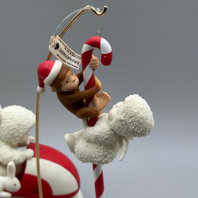 LOT 95B: Vintage Department 56 Eloise, Madeline, Curious George & Raggedy Anne SnowBabies