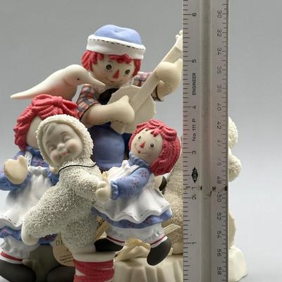 LOT 95B: Vintage Department 56 Eloise, Madeline, Curious George & Raggedy Anne SnowBabies