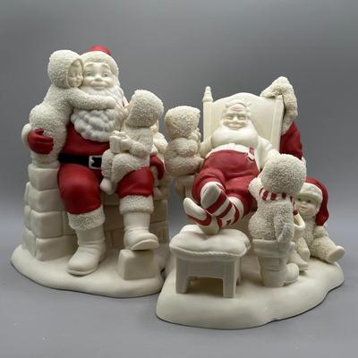 LOT 96B: SnowBabies The Guest Collection - Santa Needs Time Out Too & More