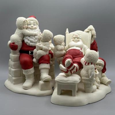 LOT 96B: SnowBabies The Guest Collection - Santa Needs Time Out Too & More