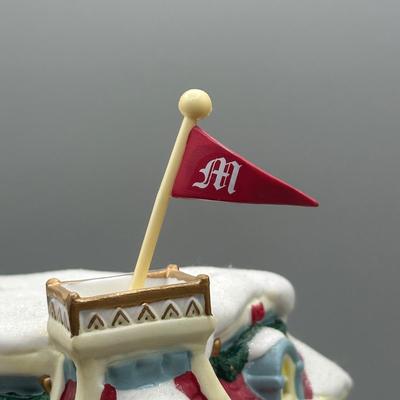 LOT 97B: Vintage Mickey Mouse Toy Shop Ceramic House w/ Figurines